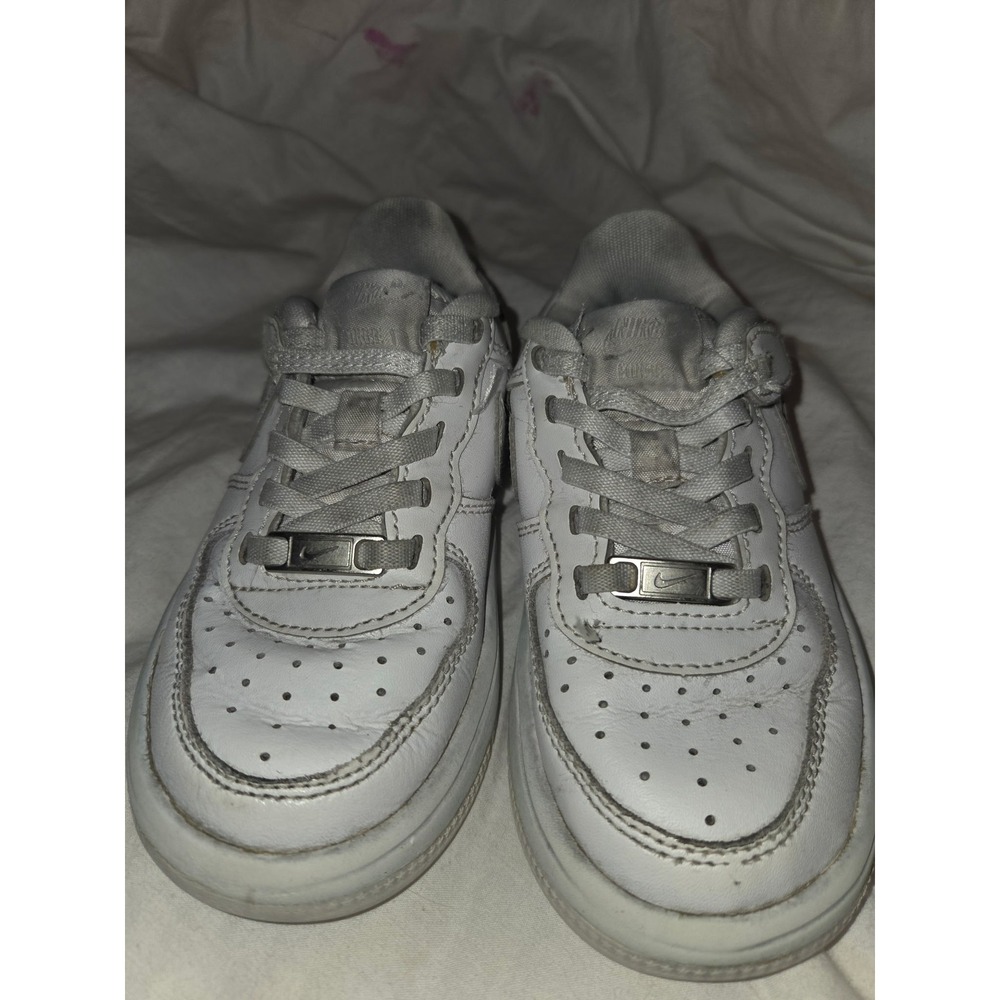 Nike Air Force 1 Low White Toddler Sneakers FN0237-111 Size 10C
